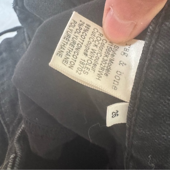 rag & bone JEAN High-Rise Distressed Ankle Skinny Jeans - Picture 8 of 10